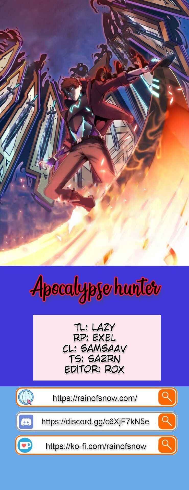 Apocalypse hunter Chapter 1 1